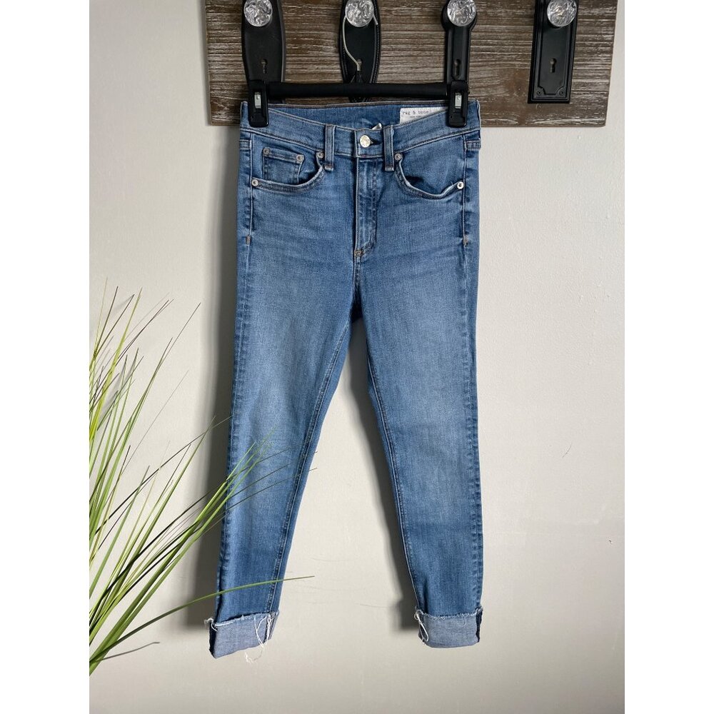 RAG & BONE High Rise Ankle Skinny Jeans Size 26